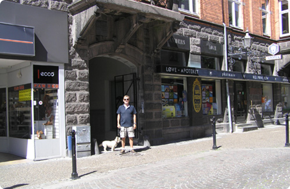 Portal of Niels Jacobsen's former house in Randers