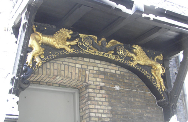 Wooden ornament, Niels Jacobsen house in Randers